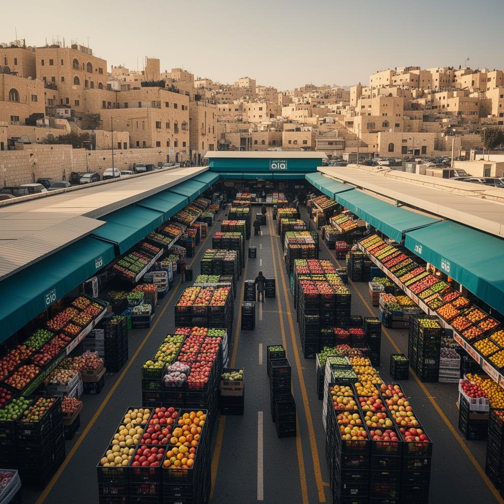 Amman central produce market and logistics facility